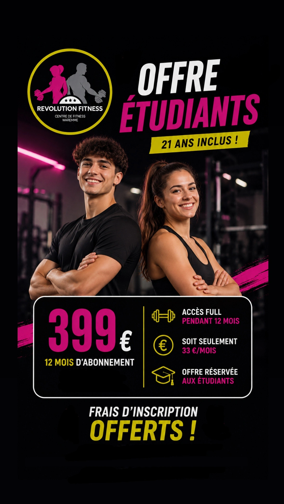 Revolution Fitness - Promo - Etudiants (2026-09)